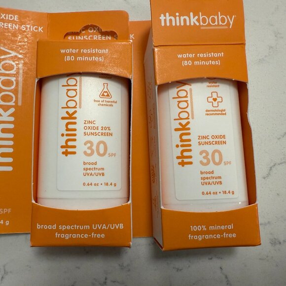 Two new thinkbaby stick sunscreen SPF 30 baby - Picture 1 of 2